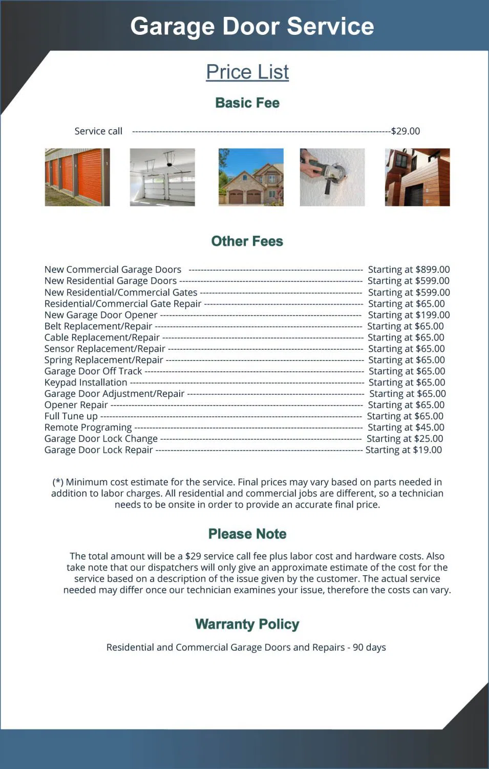 Golden Garage Door Service Artesia, CA 562-273-3885